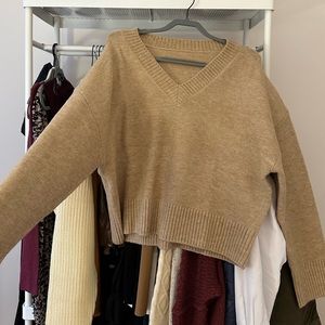 Tan Zara sweater
